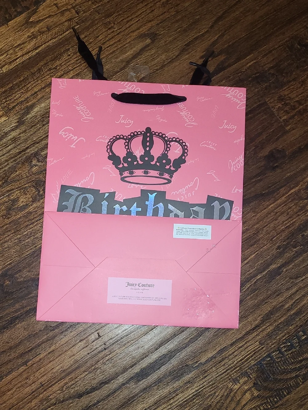 Birthday Princess Pink Gift Bag